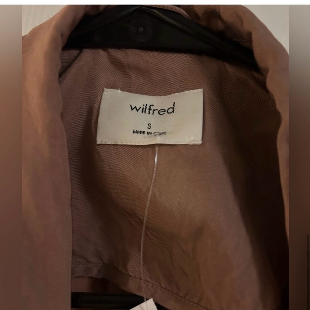 Aritzia -Wilfred- -Oriane Blazer w/tie  -Nutmeg -NWT-
Sz S-Pockets-Stunning ! 😍​ - Picture 10 of 10